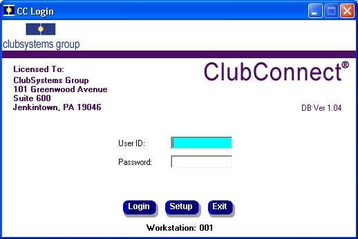 ClubConnect Accounts Receivable User Guide Accessing ClubConnect Accounts Receivable 1.