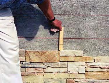 This is normal because the stone is packaged damp to achieve better curing. It will lighten in color as it dries.