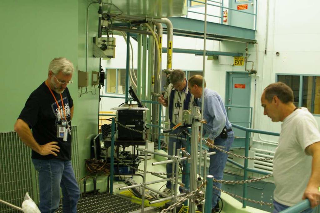 Process: Inspection Certified fuel examiners visit the research reactor at