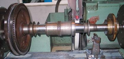 5 (b) Grinding processed plunger lever-" Fig.