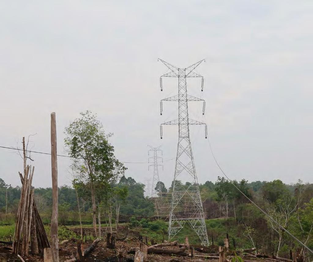 275 kilovolt Transmission towers in West Kalimantan connecting to Sarawak, Malaysia Sohail Hasnie The project will augment the existing 275/150 kv substation at Mambong in Sarawak while constructing