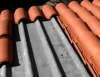 Installation must comply with Code of practice for the design and fixing of roofs with clay roofing