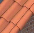 To complete the slope on the left it should be placed on the roof tile or half-tile, depending on the width of the roof surface.