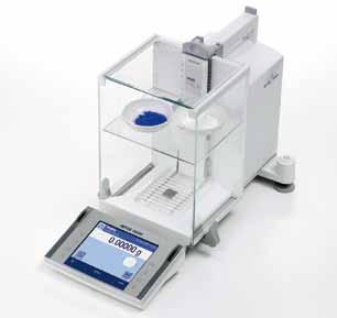 Fig 2: The XP analytical balance from minimal risk of error thanks to its clever solutions.