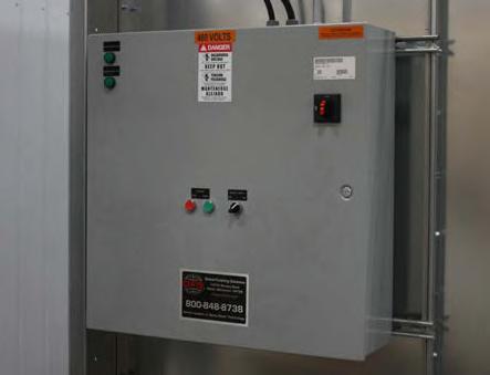 CONTROL PANELS All GFS control panels are UL and CUL listed and make it easy to