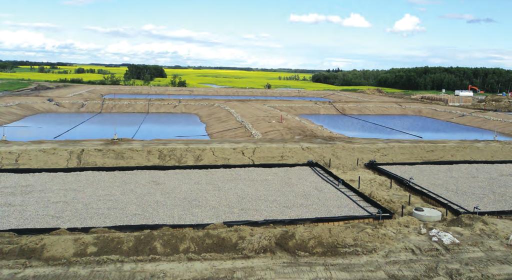 A cover is not required on the upstream lagoons as the SAGR is designed to treat effluent at very low temperatures, eliminating the need to retain process heat.