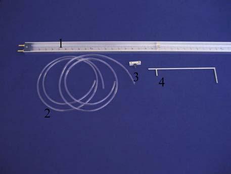48 Long Differential Manometer 2. Clear Tubing 3.
