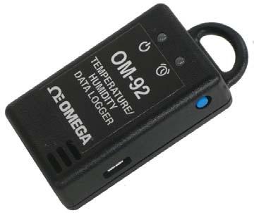 Description OM 90 Series Data Loggers Quick Reference Guide (Models OM 91 & OM 92) The OM 90 Series are portable, battery operated, temperature and humidity data loggers able to store 65,520 samples