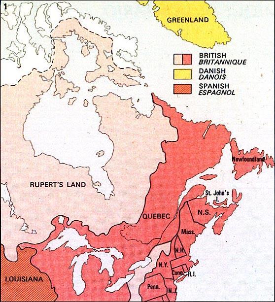 The British take over the fur trade Map of BNA colonies in 1774 Map of BNA colonies in 1791 Before the American Revolution: Fur trade focused on St.