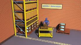CASE STUDY 4: MANUAL HANDLING IN GOODS INWARDS STAGE 1: TASK DESCRIPTION The employee is lifting 20 kg boxes into position on the racking. There are barrels stored on the floor.