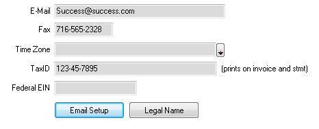 Invoicing Email Setup Successware21 uses the same email configuration for all of its email communication.