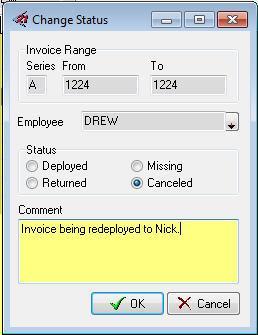 Invoicing 4. Click OK 5. Click Yes to confirm status change 6. Click OK EQUIPMENT Equipment SuccessWare21 allows you to view and add equipment to a Service Location.