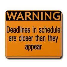 Peer Review deadline Peer review is due every 3 rd year, six months