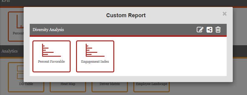 Comments My Reports You can create customized sets of reports and analyses to share or review later with the My Reports feature.