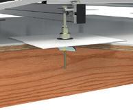PATENTED ROOF CONSOLE The east-west solution optimizes the use of the patented roof console.