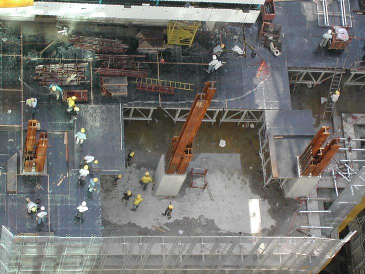 7.3 Composite column Concrete is placed around the