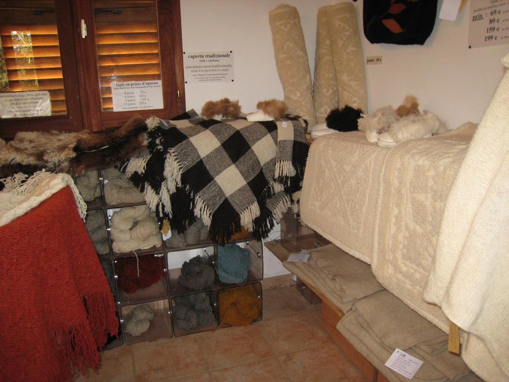 Wool products from the local