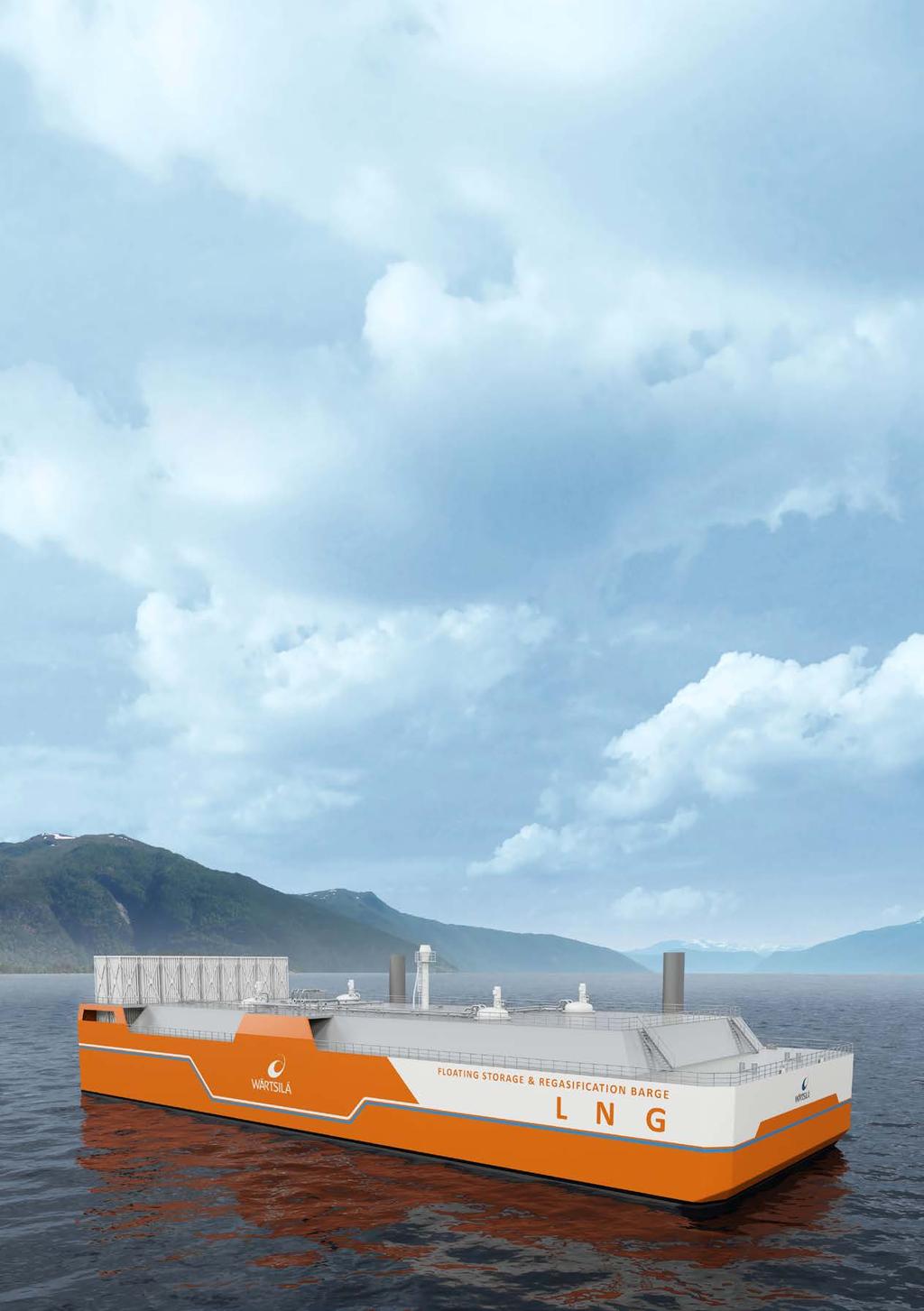 Floating storage and regasification barges A FLEXIBLE AND MOVABLE SOLUTION
