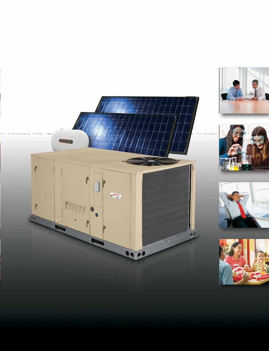 Integrates with the nergence rooftop unit, providing effective