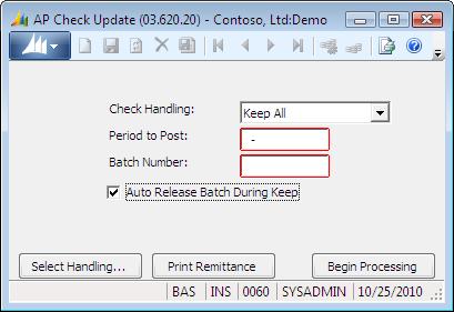 Process Screens 275 AP Check Update (03.620.