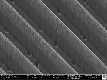 Technology development Step 1. 0.5 µm relief DLC/Si(100) Step 2. 2.5 µm relief DLC/St. Steel 0.5 µm 3.2 µm 6.8 µm 1.