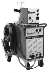 WELDING EQUIPMENT 1 TRANSMIG 400 REMOTE SPECIFICATIONS SPECIFICATIONS SUPPLY VOLTAGE: 220/380/415 volt 3 phase 50/60Hz SUPPLY LEAD: 15 amps MINIMUM RECOMMENDED GENERATOR: 20 kva for maximum welding