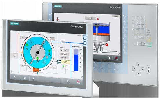 The HMI is realized by a comfort panel (Picture: Siemens AG) Automatic Cut optimization A particular feature of the cut optimization is the automatic and the practically automatic handling.