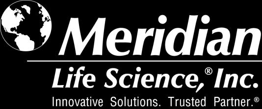 5171 Wilfong Road Memphis, TN 38134 Telephone: 901-382-8716 Fax: 901-333-8223 Email: info@meridianlifescience.
