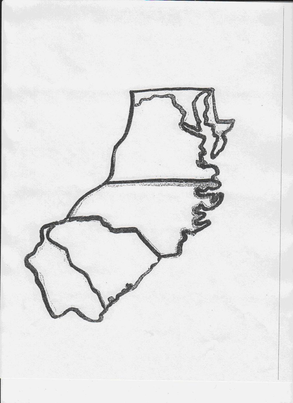 Southern Colonies Map Maryland Virginia North Carolina Chesapeake Bay key warm summers