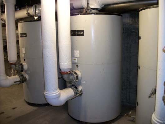 Cost Database The hot water storage tanks are in good condition. No problems noted or reported at the time of the inspection.