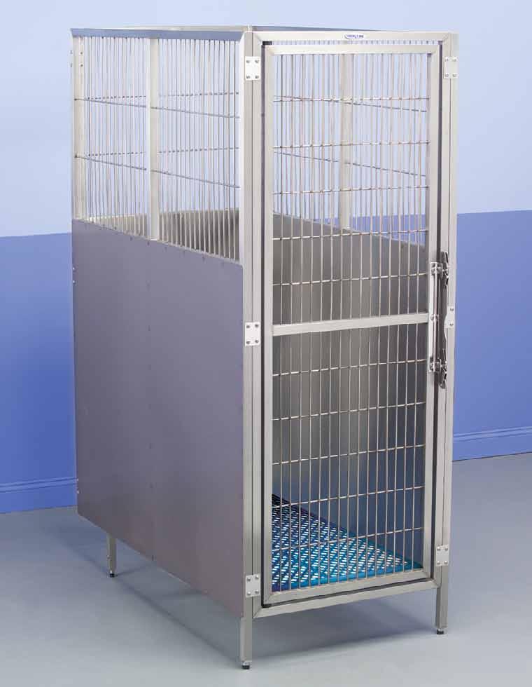 Stainless Steel Side Panels with Raised Floor Raised Floor Systems can be adapted to a new or existing facility with sloped floors and a trough