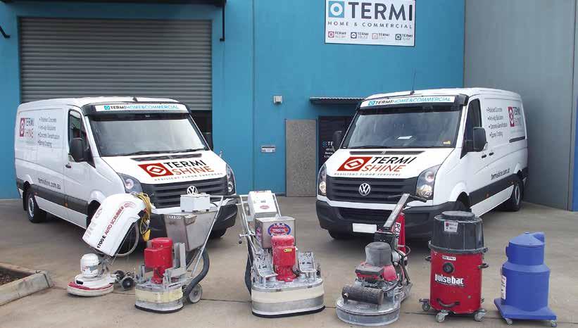 RESILIENT FLOOR SURFACES Termi Home & Commercial (WA) proudly introduces a boutique range of concrete floor finishes and sealers for residential and commercial premises.