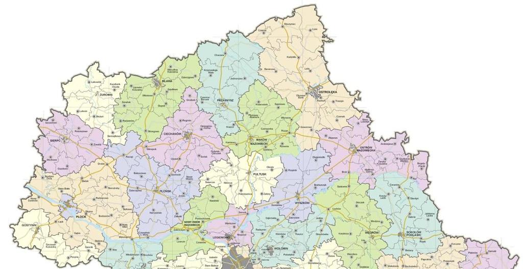 Mazovia Voivodeship 35,6 km2 (11,4% Poland s