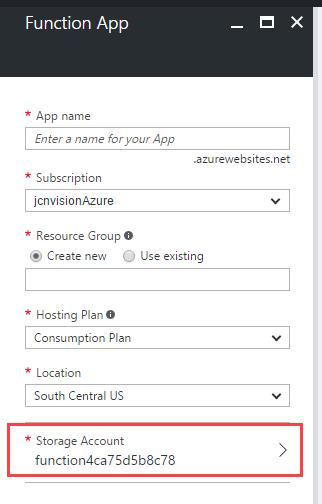 AzFn - Creating One (Deployment) App Name Resource Group Try using an existing plan or group by product/project billing Hosting