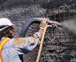 Crystalline Technology into new concrete structures for building foundations.