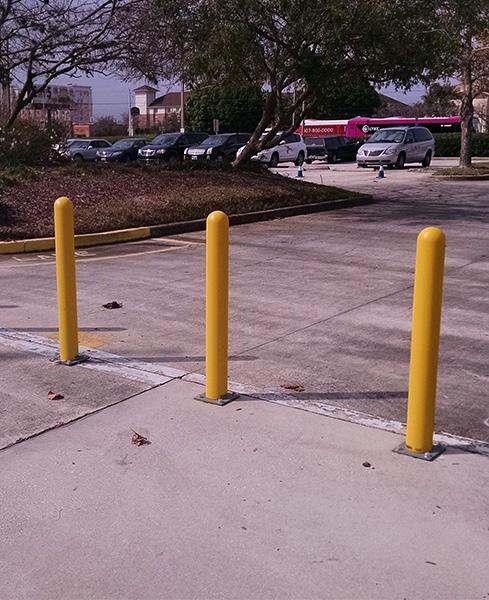 BOLLARD COVERS Fits 4 to10 pipe (steel inserts available to fit all diameter pipe sizes) Seven decorative