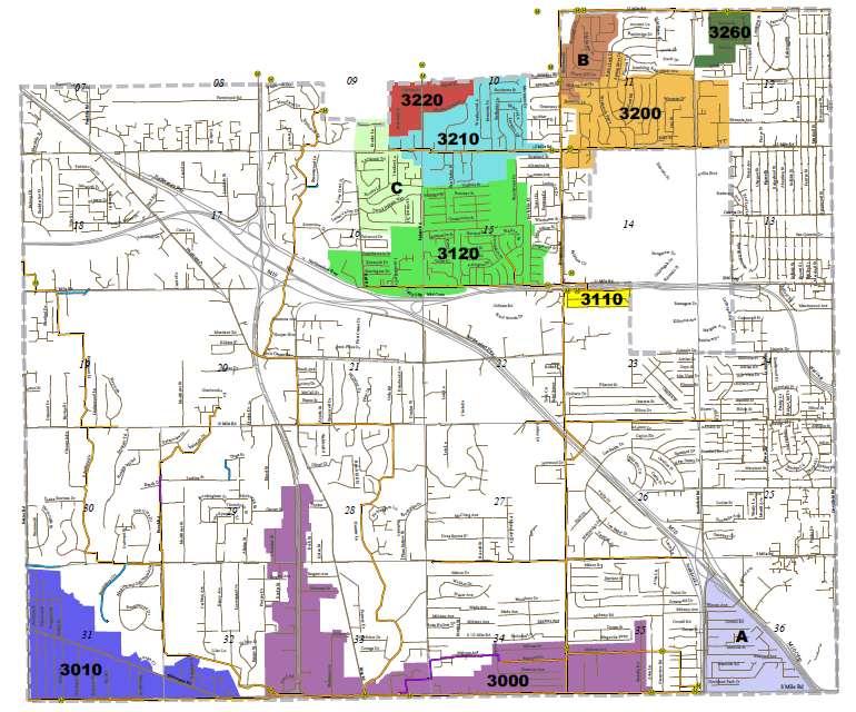 Figure 1 Study Area District Location Map A collaborative effort between the City and County staff and their respective engineering consultants and outside contractors optimized the use of available
