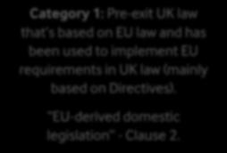 direct EU legislation - Clause 3.