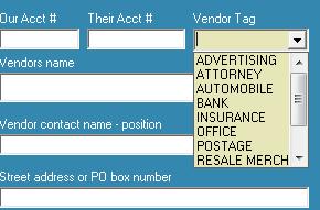 You must have a vendor account number installed for each vendor, and each vendors number must be different.