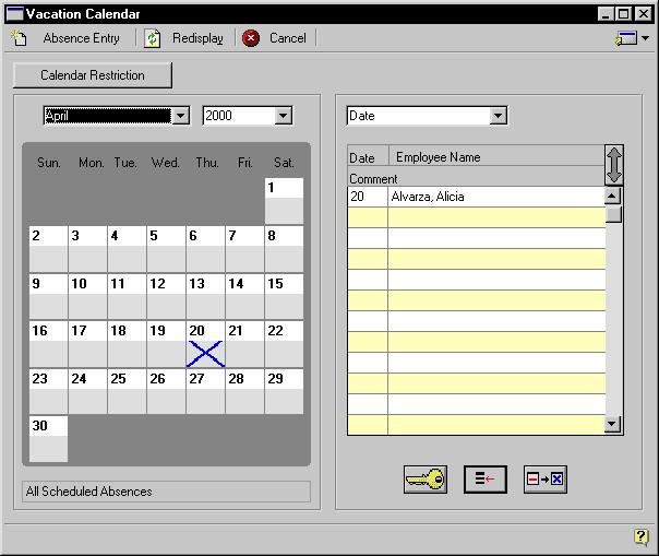 PART 3 EMPLOYEE ATTENDANCE Use the hide and show buttons to view additional information in the scrolling window.