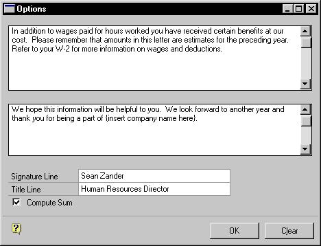 CHAPTER 21 TOTAL COMPENSATION 3. Choose Calculate to display employee records in the scrolling window. 4.