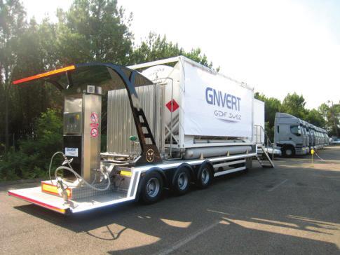 About 60 people are using every day this CNG station. In January 2013, the 20m3 tank and pump skid iso-containers was assembled in Gennevilliers. The solution was originally designed by CRYOSTAR.