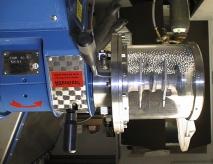 grinding unit made of glass; d) Dynamic moving of the milling balls by a rotary rate of 1650 rpm 3.