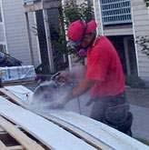 Silica Exposure cutting concrete siding with power saws On some new construction, a lightweight concrete siding