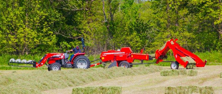 About the 4 Bale Flat System It is now possible for even the smallest acreage hay grower to