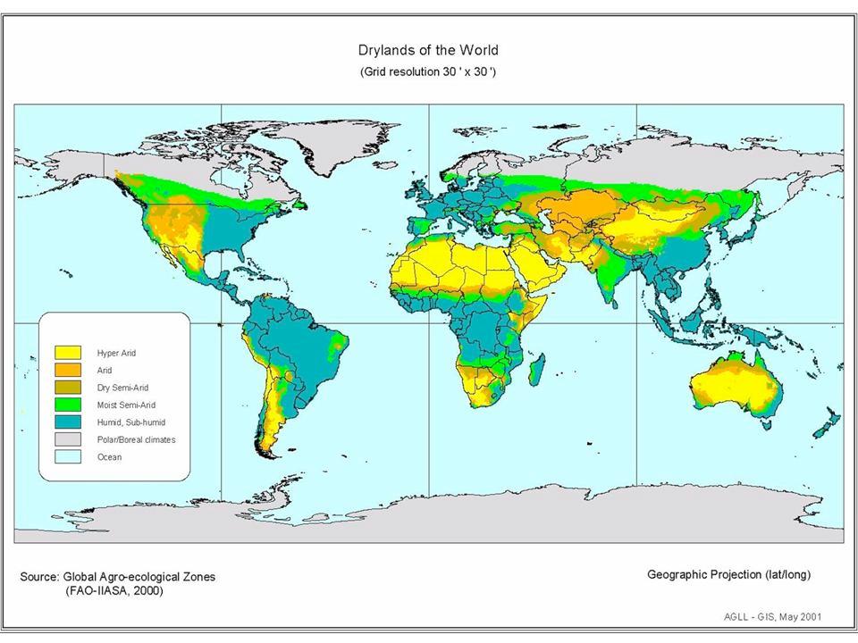 Drylands World-Wide The Low-Elevation Coastal Zone: