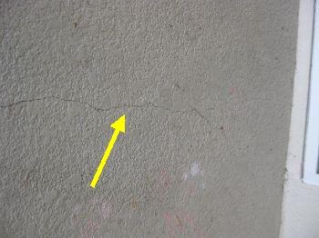 Patio and Porch Deck Crack identified on back