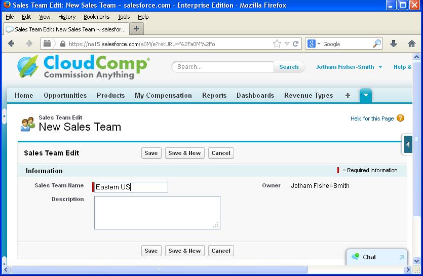 CloudComp Sales Teams CloudComp Sales Teams enable you to measure and reward the performance of your managers according to the performance of Sales Teams comprised of any active Salesforce or Force.
