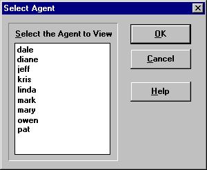 Monitoring Agent Activity Use the Agents menu to monitor a selected agent through an Agent Info window or an Agent Call Completion Codes table or bar chart.
