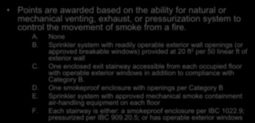 Evaluation Smoke Control Section 1301.6.